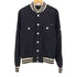 ドルチェアンドガッバーナ DOLCE&GABBANA Logomania striped knitter edges bomber メンズ 48