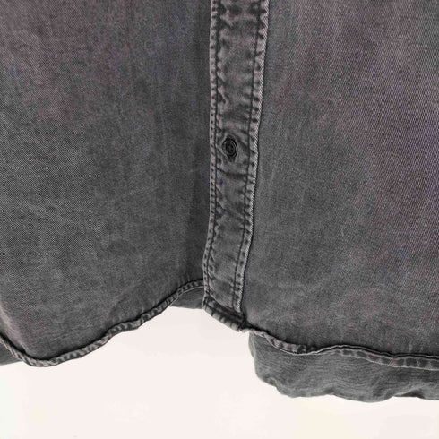 エイチビューティーアンドユースユナイテッドアローズ H BEAUTY & YOUTH UNITED ARROWS BLACK DENIM BD SHIRT ブラックデニム ボタンダウン シャツ メンズ import:M