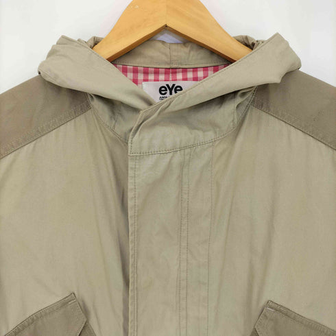 アイジュンヤワタナベコムデギャルソンマン eYe JUNYA WATANABE COMME des GARCONS MAN 10ss 裏地チェック 異素材切替 フィールドパーカー メンズ JPN:XS