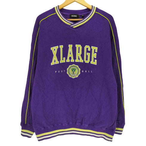 エクストララージ XLARGE PIPING V NECK SWEAT メンズ JPN:M