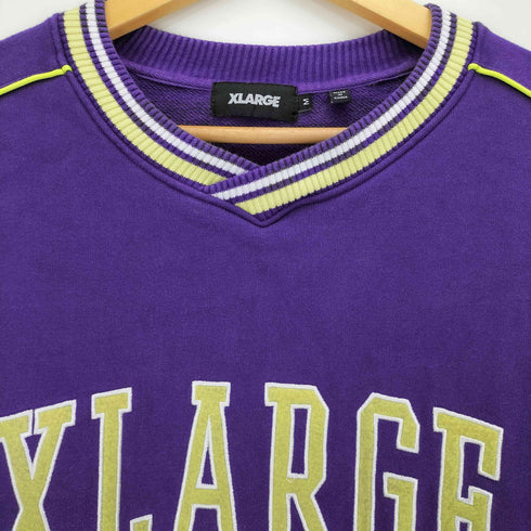 エクストララージ XLARGE PIPING V NECK SWEAT メンズ JPN:M