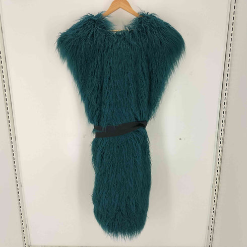 エムエムシックスメゾンマルジェラ MM6 Maison Margiela フェイクファーポンチョ レディース