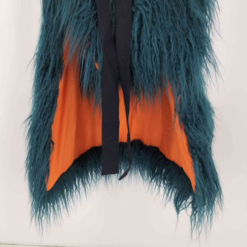 エムエムシックスメゾンマルジェラ MM6 Maison Margiela フェイクファーポンチョ レディース