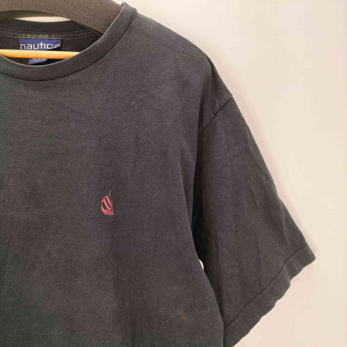 ノーティカ NAUTICA 90S ワンポイント プリント Tシャツ フェード メンズ import:L