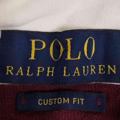 ポロラルフローレン POLO RALPH LAUREN 現行タグ スモールポニー刺繍 ボーダー ラガーシャツ メンズ import:XS