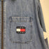 トミージーンズ tommy jeans フロントワッペン バック刺繍 デニム ブルゾン メンズ import:L