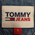 トミージーンズ tommy jeans フロントワッペン バック刺繍 デニム ブルゾン メンズ import:L