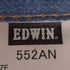 エドウィン EDWIN 装飾ボタン ウエストレザー ローライズ ダメージデニム y2k レディース JPN:S