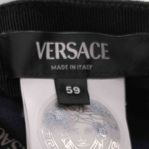 ヴェルサーチ VERSACE 刺繍入り ベースボール キャップ メドゥーサ メンズ 59