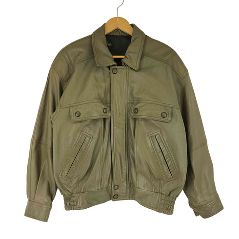 シープスキン A-2 レザー ジャケット メンズ 48