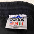 アディダス adidas 90s 万国旗タグ 裾ジップ サイドライン ナイロン トラックパンツ メンズ L