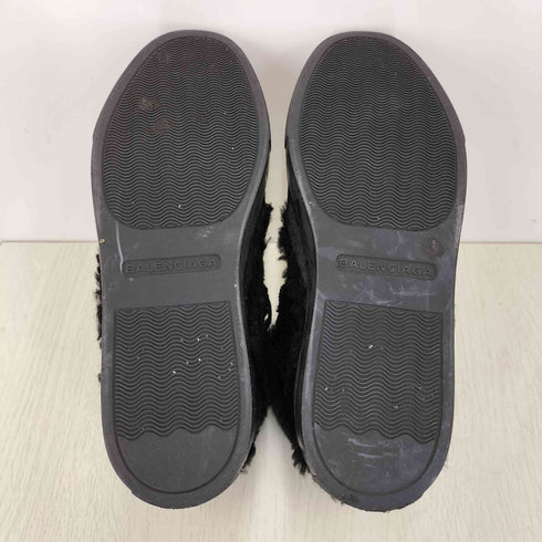 バレンシアガ BALENCIAGA Arena Sheep Fur High Top Sneakers ハラコ ボア ハイカット スニーカー レディース EUR:38