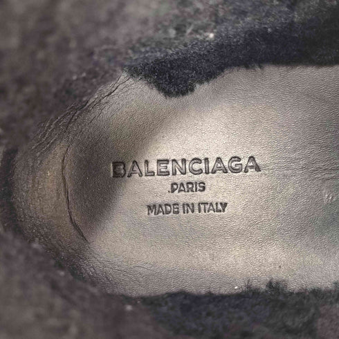バレンシアガ BALENCIAGA Arena Sheep Fur High Top Sneakers ハラコ ボア ハイカット スニーカー レディース EUR:38