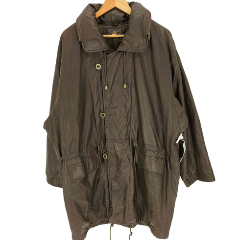 ハーディエイミス HARDY AMIES 80-90S JENS ラムレザー パッカブル レザーロングコート メンズ JPN:4