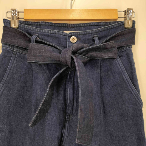 イエナ IENA 24SS Denimリボンベルテッドパンツ レディース 36