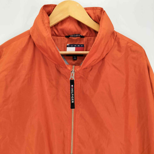 トミーヒルフィガー TOMMY HILFIGER 裏地フリース ハーフジップ プルオーバー ナイロンジャケット メンズ import:XXL