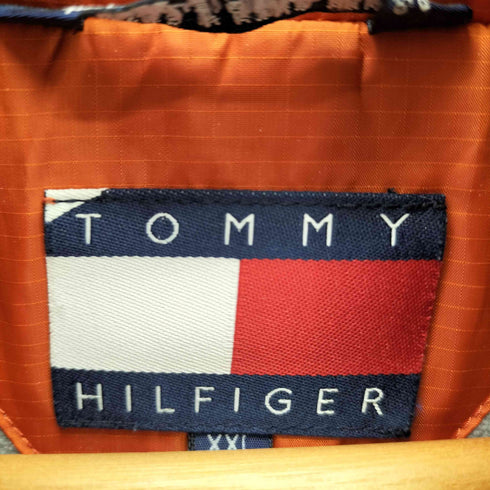 トミーヒルフィガー TOMMY HILFIGER 裏地フリース ハーフジップ プルオーバー ナイロンジャケット メンズ import:XXL