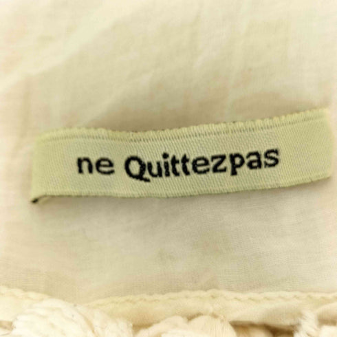 ヌキテパ NE QUITTEZ PAS ポンポン 大判 ストール レディース