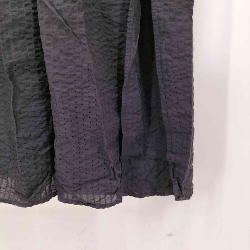 ヌキテパ NE QUITTEZ PAS Cotton Rayon Dobby Cross Over Gown コットン レーヨン ガウン レディース