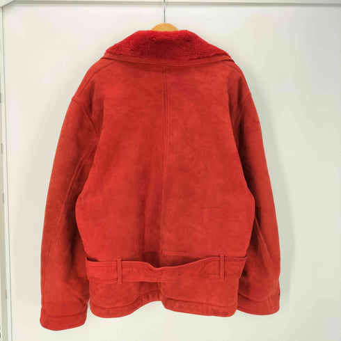 ベラペレ VERA PELLE 90S OLD MADE IN ITALY genuine leathe 本革 裏ボア レザー ムートン ジャケット レディース