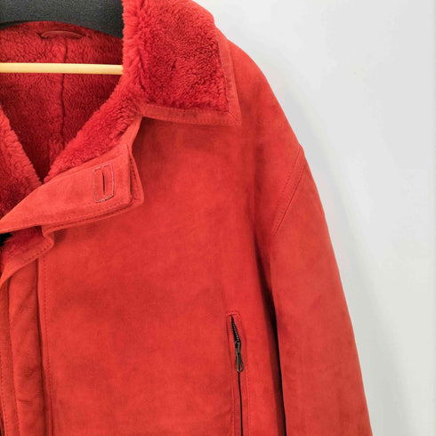 ベラペレ VERA PELLE 90S OLD MADE IN ITALY genuine leathe 本革 裏ボア レザー ムートン ジャケット レディース