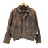SALMAN 90S OLD A-2 TYPE genuine leathe 裏地 水玉 ドット 本革 レザー フライト ジャケット メンズ