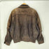 SALMAN 90S OLD A-2 TYPE genuine leathe 裏地 水玉 ドット 本革 レザー フライト ジャケット メンズ