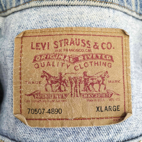 リーバイス Levis 90S USA製 4th デニムジャケット メンズ JPN:XL