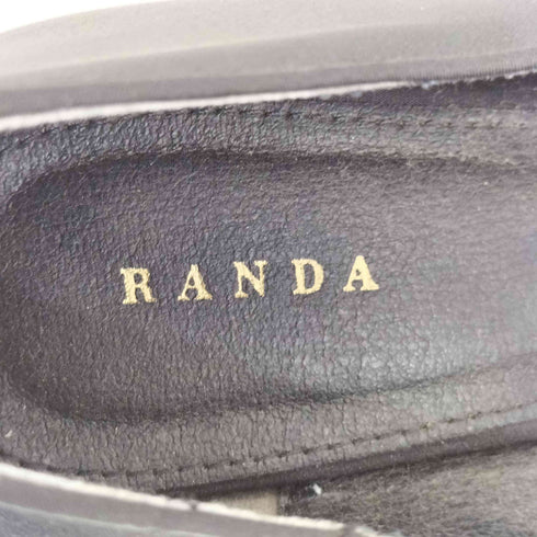 ランダ RANDA ポインテッドトゥ リボン パンプス レディース JPN:M