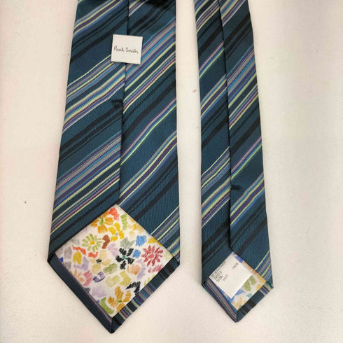 ポールスミス Paul Smith ストライプ柄 シルクネクタイ メンズ