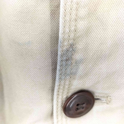 ジェイクルー J.CREW 00s 青タグ 襟レザー ウール ブランケット ライナー ハンティングジャケット メンズ import:XL