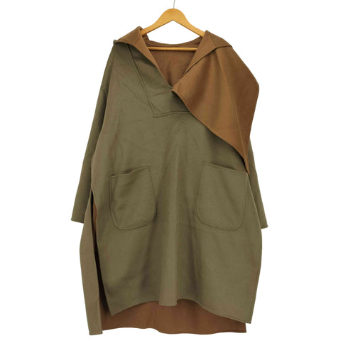 ロクビューティーアンドユースユナイテッドアローズ 6 BEAUTY & YOUTH UNITED ARROWS REVER HOODED PULLOVER COAT リバーフーデッドプルオーバー コート レディース JPN:36