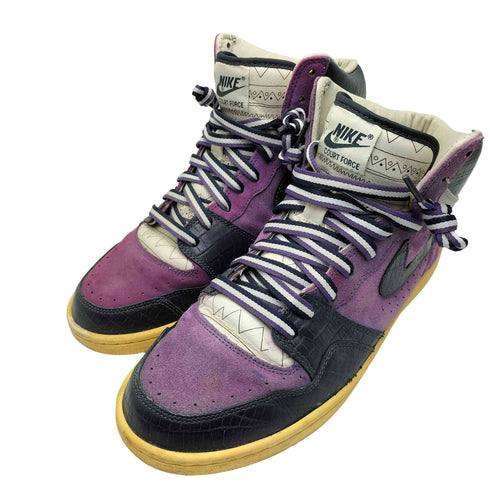 ステューシー Stussy 00S Court Force Hi Varsity Purple Dark Obsidian コート フォース ハイ バーシティ パープル/ダーク オブシディアン メンズ JPN:29