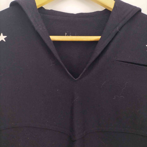 ユーエスネイビー U.S.NAVY 40S Naval Clothing Depot ウール セーラー シャツ メンズ US:38