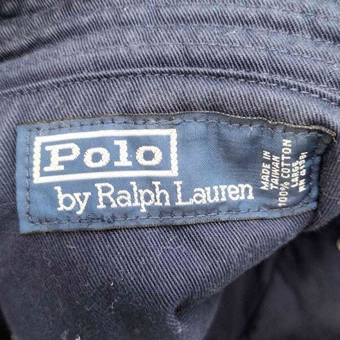ポロバイラルフローレン Polo by RALPH LAUREN ポニー刺繍 コットン バケット ハット メンズ L