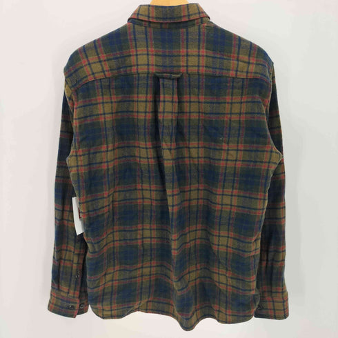 ザノースフェイス THE NORTH FACE WOOL SHIRT チェック ウール レギュラーカラー L/S シャツ メンズ import:L