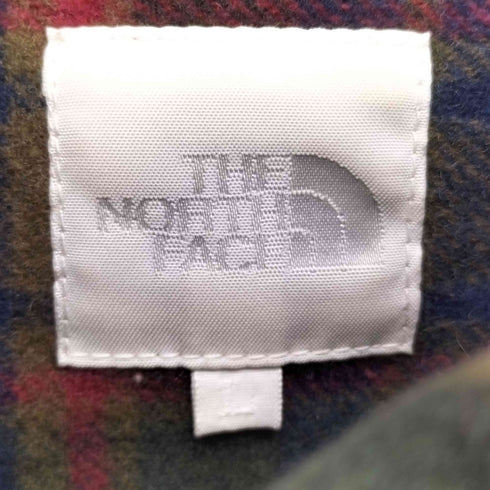 ザノースフェイス THE NORTH FACE WOOL SHIRT チェック ウール レギュラーカラー L/S シャツ メンズ import:L