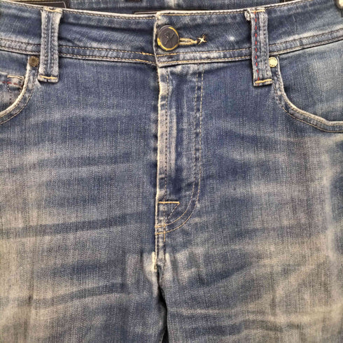 トラマロッサ tramarossa SUPRERSTRETCH Leonardo Slim ダメージ ストレッチデニム メンズ 33
