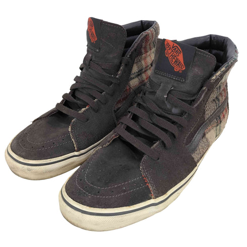 バンズ VANS SK8-HI ウール チェック フランネル スケートハイ メンズ JPN:28.5