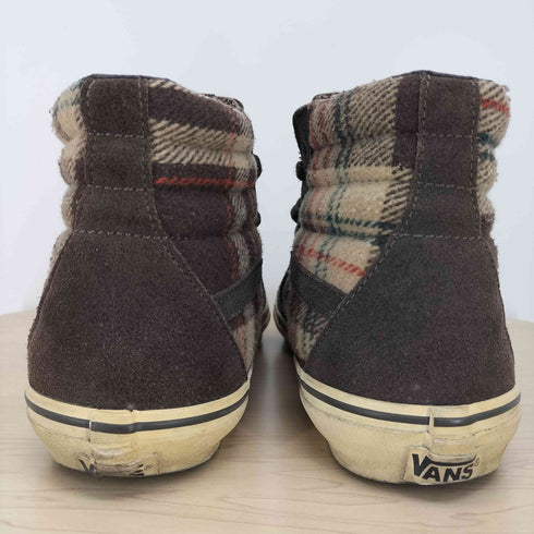 バンズ VANS SK8-HI ウール チェック フランネル スケートハイ メンズ JPN:28.5