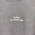 アーペーセー A.P.C. ロゴ刺繍 L/S クルーネックスウェット メンズ import:L