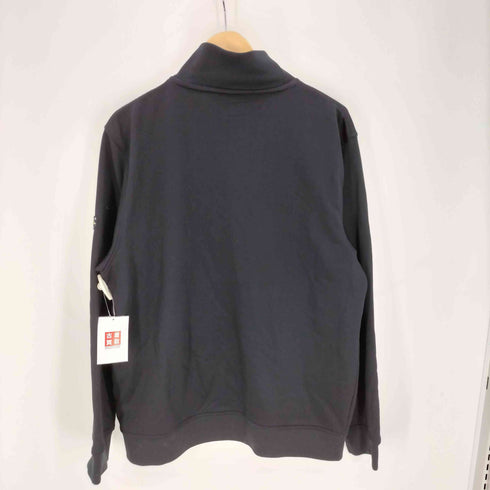 ステューシー Stussy 90-00S 紺タグ エンブレムワッペン ロゴプリント ポリコットン ダブルジップ トラックジャケット メンズ import:L