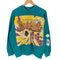 フルーツオブザルーム FRUIT OF THE LOOM 80-90S タイダイ柄 NFLパネルプリント スウェット メンズ import:XL