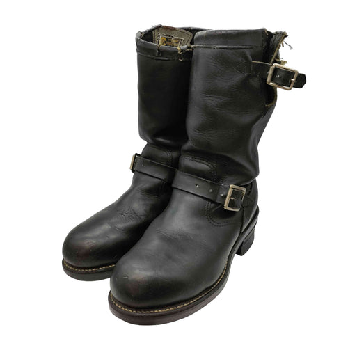 チペワ CHIPPEWA USA製 70-80S 黒タグ 茶芯 エンジニア ブーツ メンズ US:6.5E
