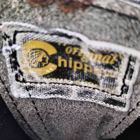 チペワ CHIPPEWA USA製 70-80S 黒タグ 茶芯 エンジニア ブーツ メンズ US:6.5E
