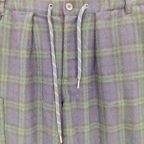 19AW NULL TOKYO ヌル トウキョウ ウール混 チェック柄ストレートパンツ メンズ JPN:M