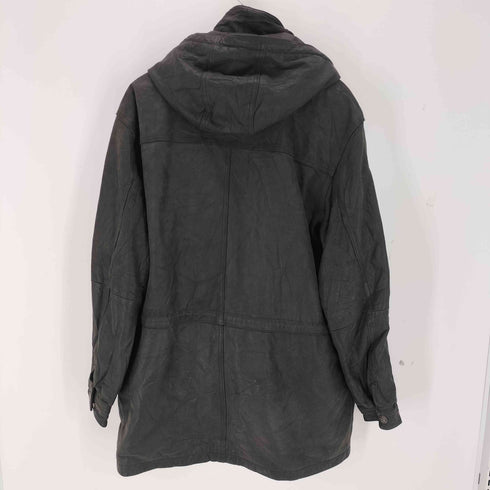 ウィルソン Wilsons Leather 80S フード付き ジップレザージャケット メンズ import:L