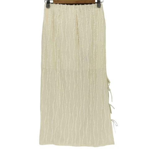 ザラ ZARA パフスリーブスリット ニットカーディガン レディース import:S