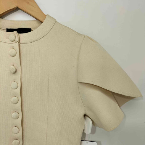 ザラ ZARA パフスリーブスリット ニットカーディガン レディース import:S
