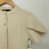 ザラ ZARA パフスリーブスリット ニットカーディガン レディース import:S